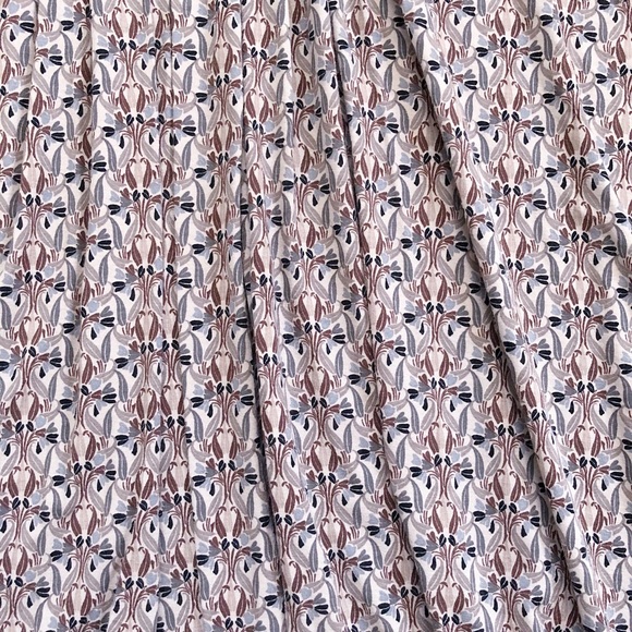 SOLD Peruvian Connection • Lana dress surplice ruched leaf print retro jersey - Picture 9 of 11